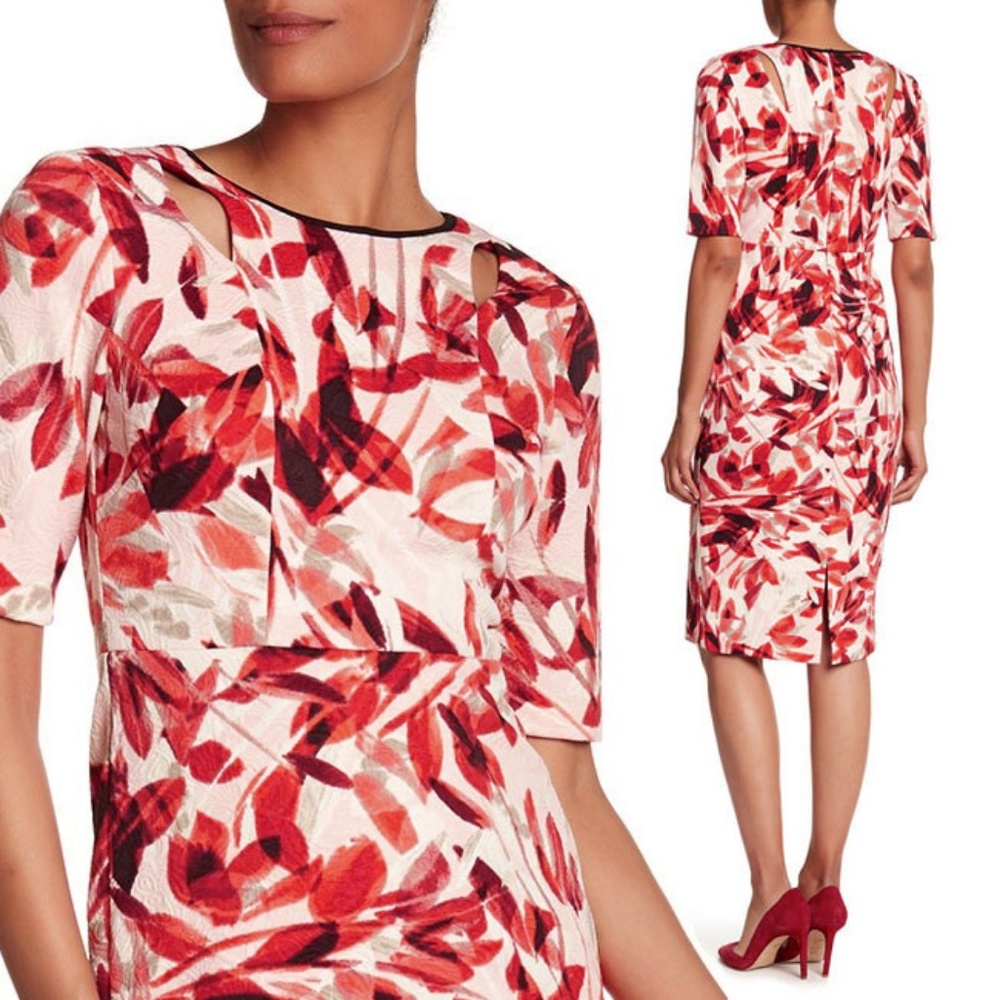 Maggy London Textured Cutout Dress Size 8 NWOT